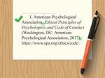 How Do You Cite the Aca Code of Ethics in Apa?