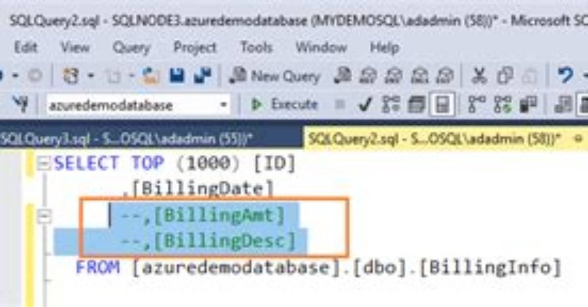 How Do You Comment out in Sql?