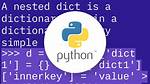 How Do You Create Nested Dict in Python?