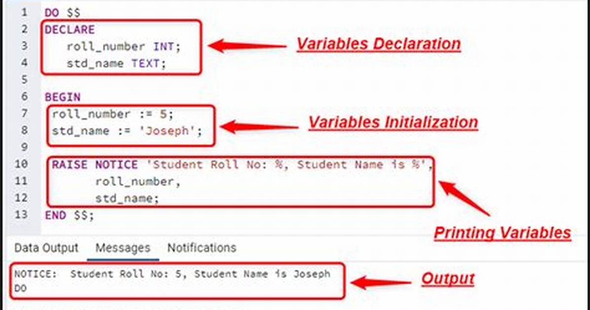 How Do You Declare Variables