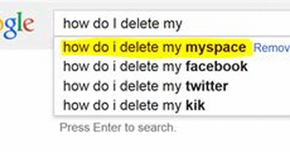 How Do You Delete Myspace?