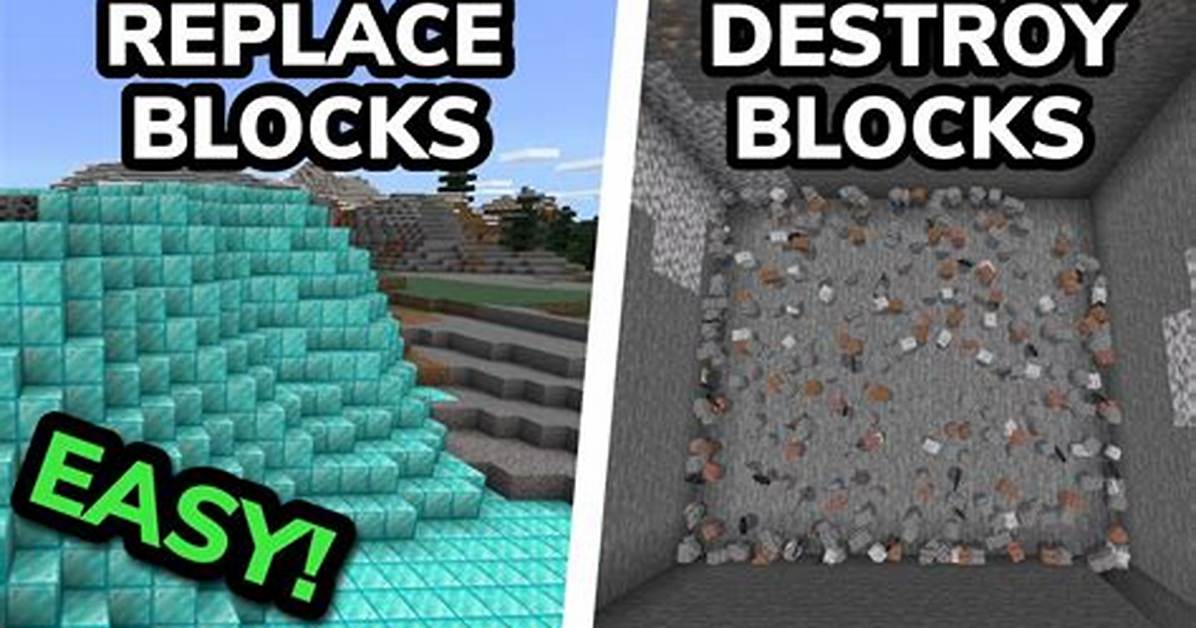 How Do You Destroy a Block Using Commands? [Duplicate]
