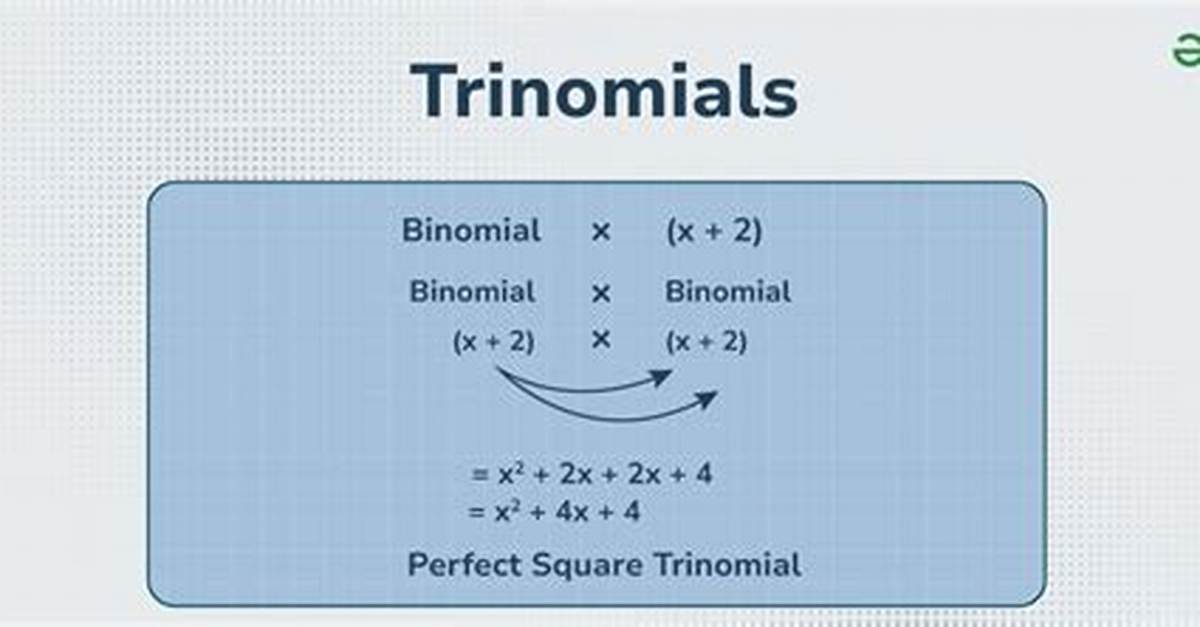 How Do You Do Trinomials