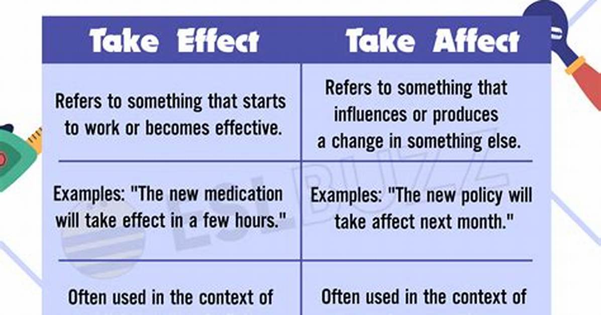 How Do You Effect Something?