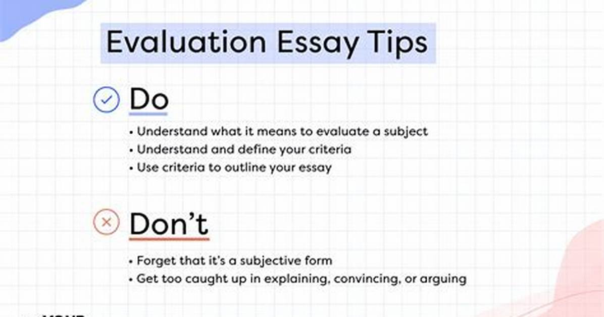 How Do You Evaluate Writing?