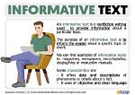 How Do You Explain Inform