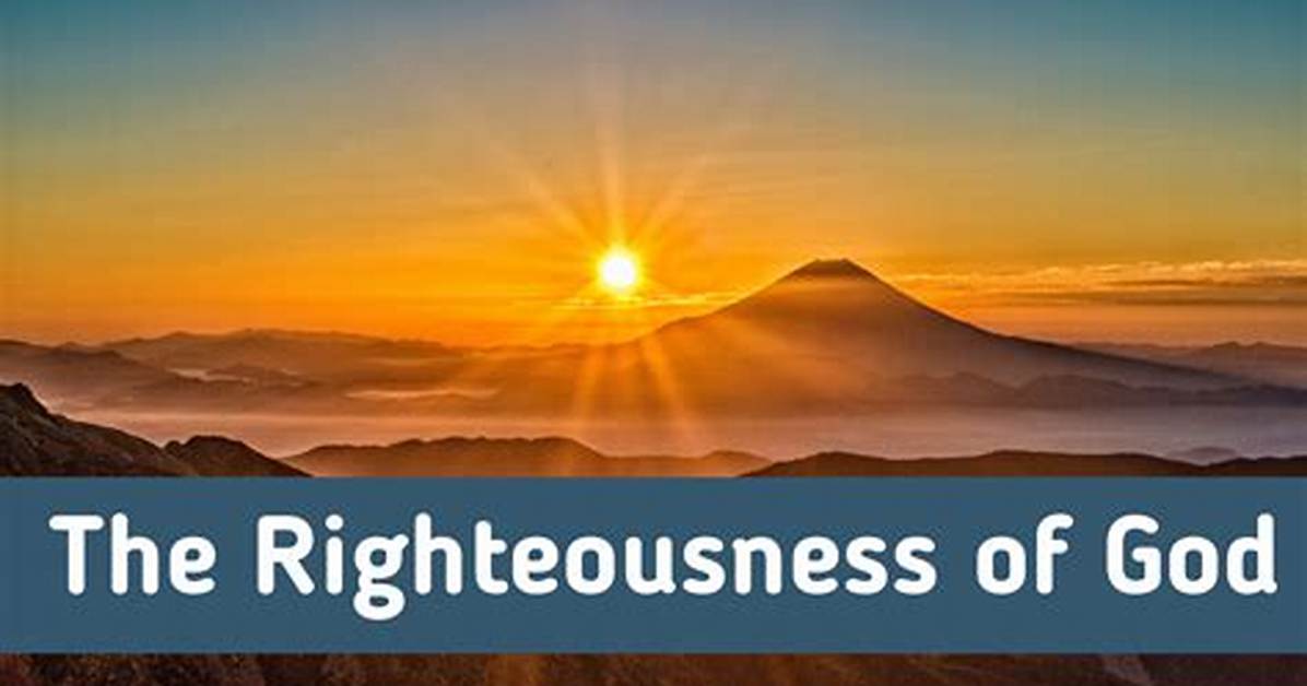 How Do You Explain Righteousness