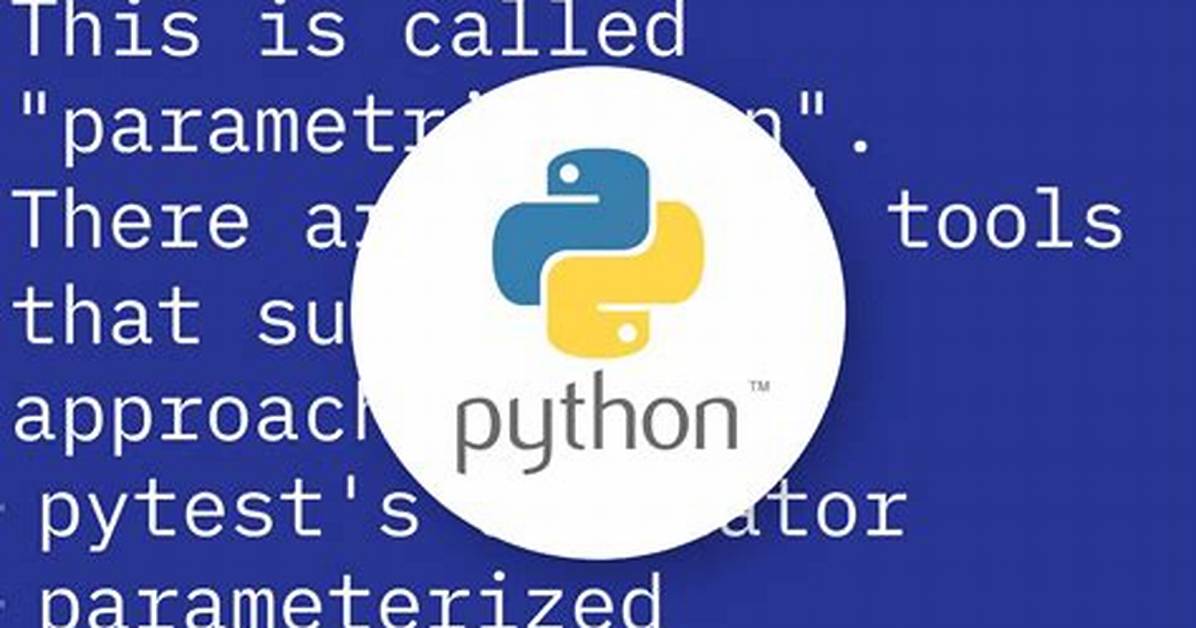 How Do You Generate Dynamic (Parameterized) Unit Tests in Python?