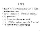 How Do You Grep a Pattern in Unix?