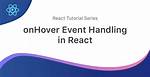 How Do You Hover in Reactjs? - onMouseLeave Not Registered During Fast Hover Over
