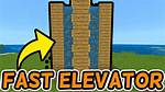 How Do You Make a Fast Elevator in Minecraft?