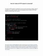 How Do You Make a Http Request with C++?