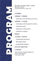 How Do You Make a Program for a Class Reunion