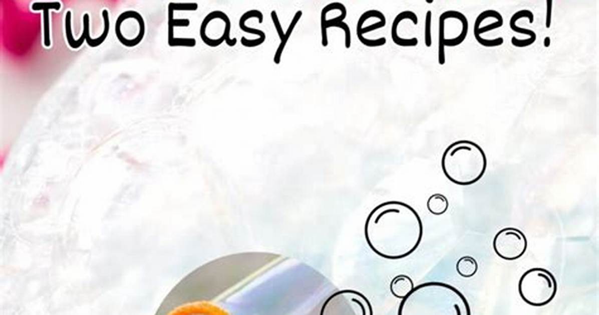 How Do You Make a Simple Bubble?