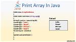 How Do You Print an Array in Unix?