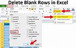 How Do You Remove Blank Rows in Unix?