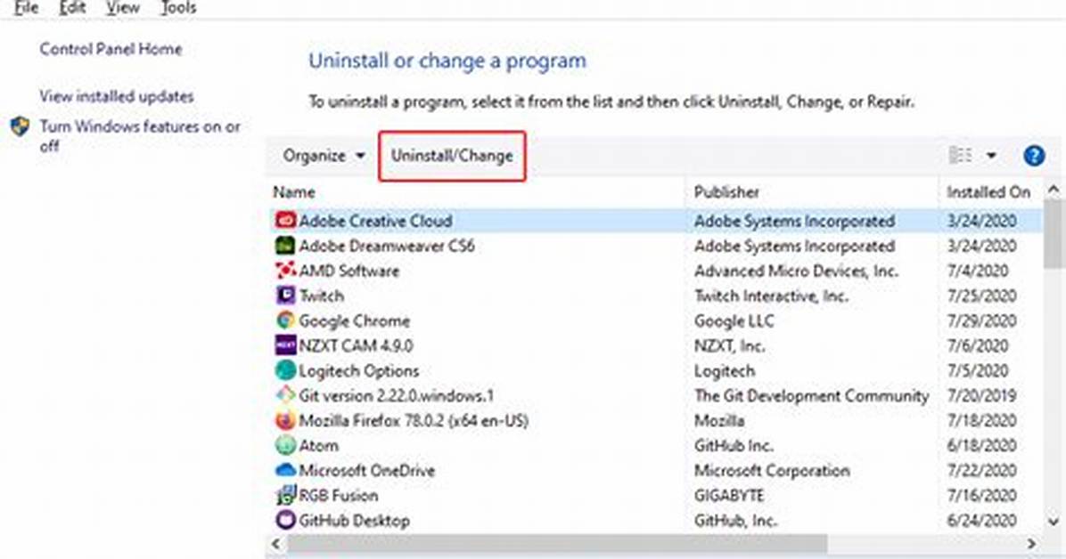 How Do You Remove Default Programs in Windows 7?