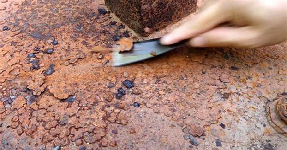 How Do You Remove Rust from a Drain Cover?