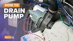 How Do You Replace a Drain Pump on a Kenmore He2 Washer?