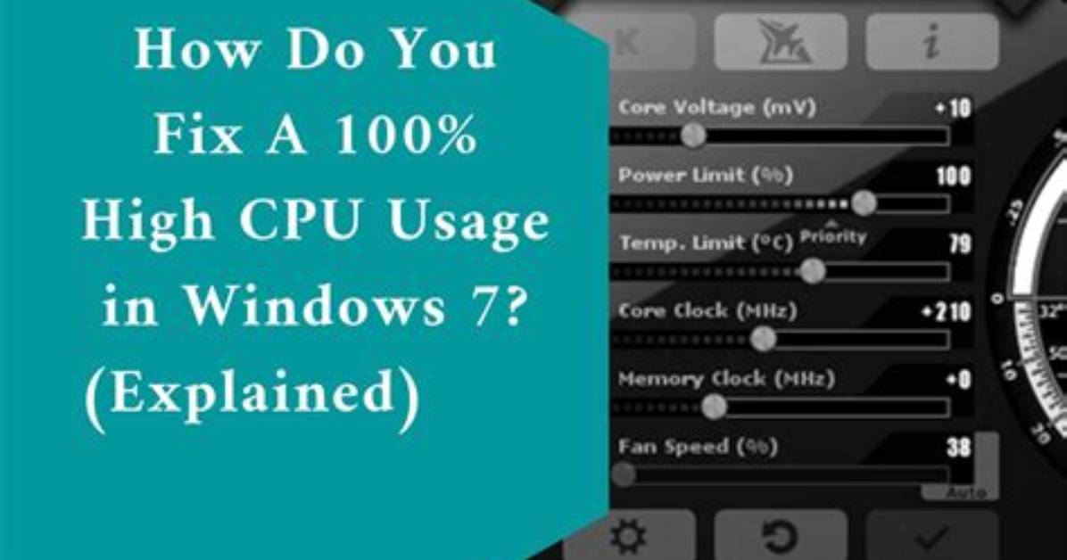 How Do You Save Cpu Usage