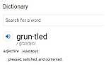 How Do You Spell Gruntled?