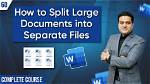 How Do You Split a File in Unix?