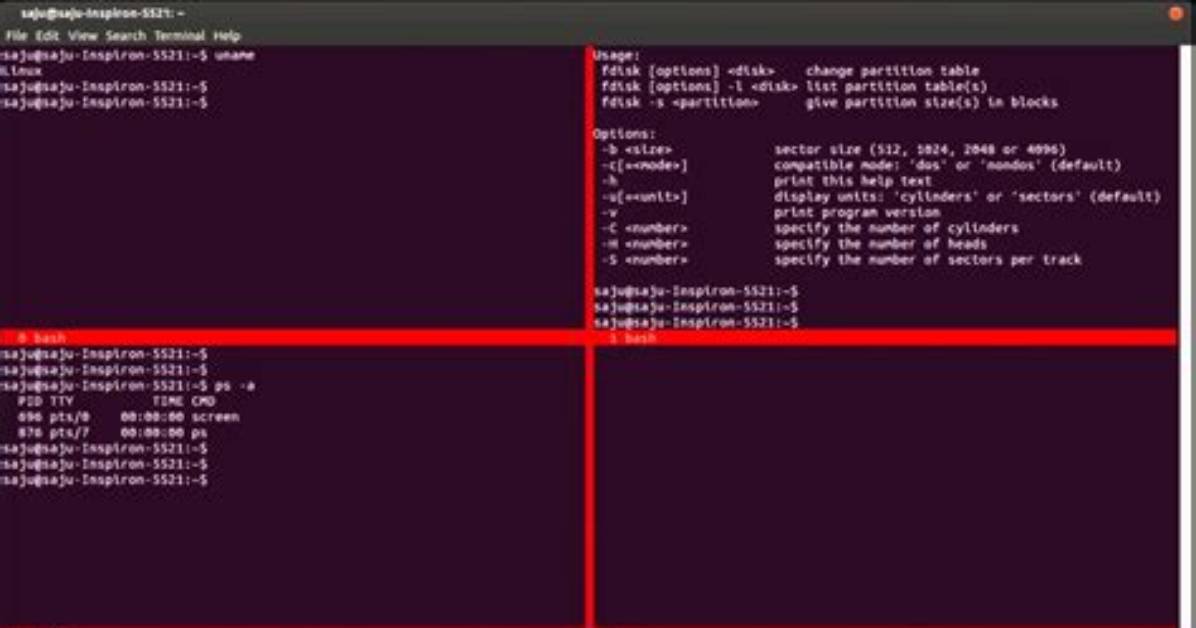 How Do You Split a Linux Terminal?
