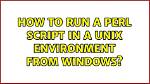 How Do You Stop a Unix Script?