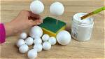 How Do You String a Styrofoam Ball