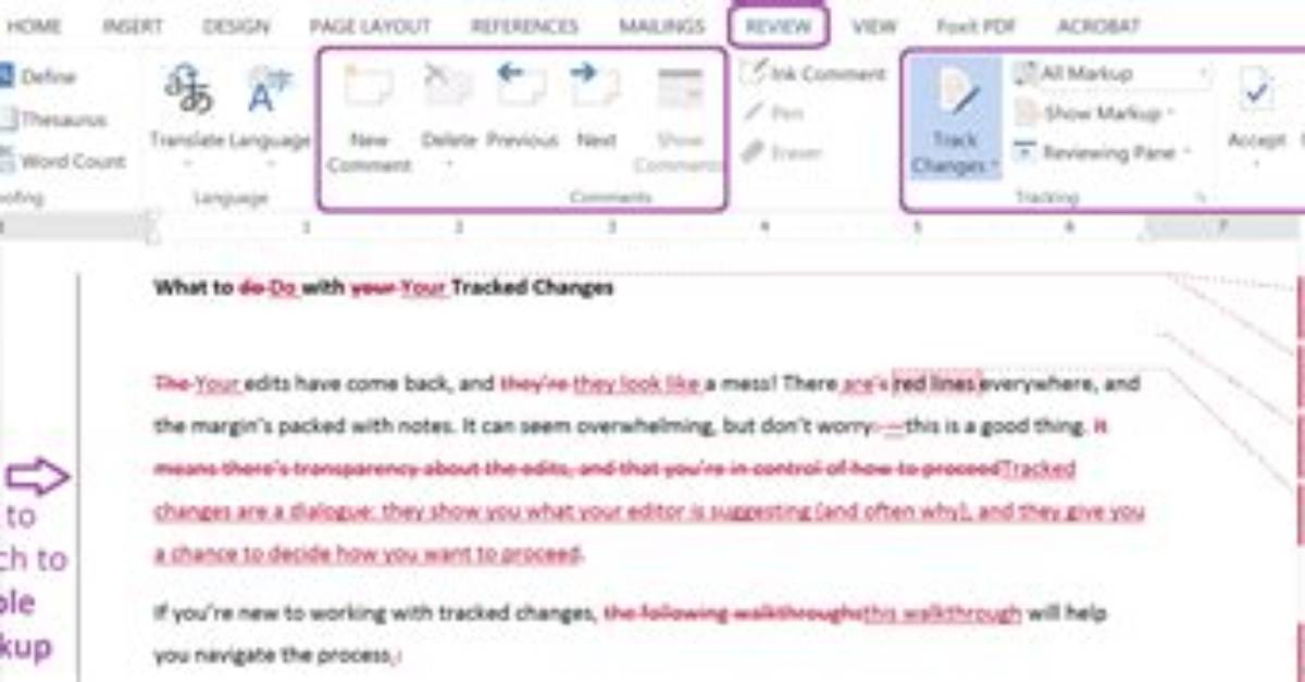 How Do You Use Track Changes?