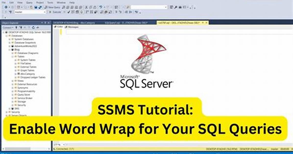How Do You Wrap Text in Sql Server