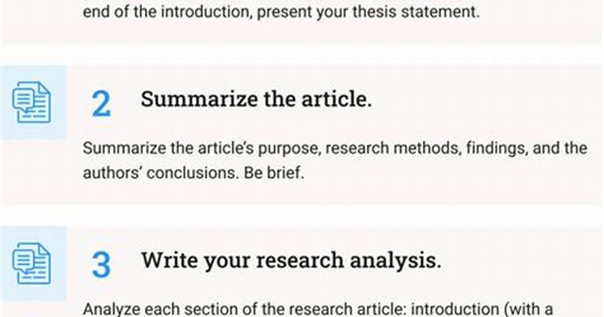 How Do You Write an Analysis Document?
