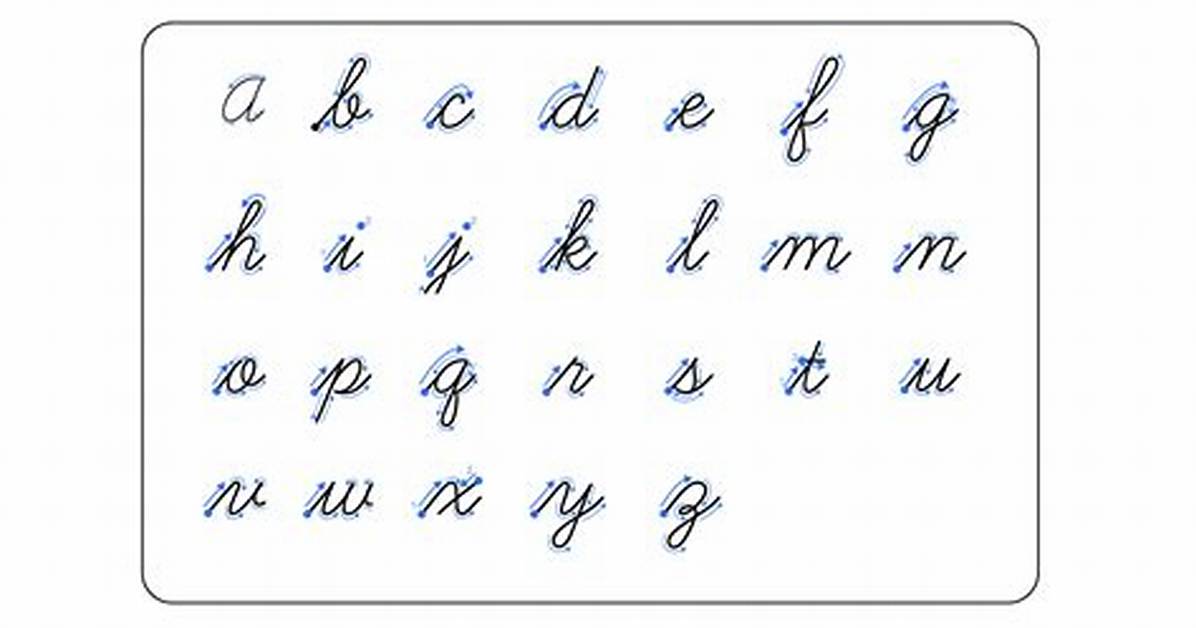 How Do You Write O?