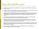 How Does a Kms Work