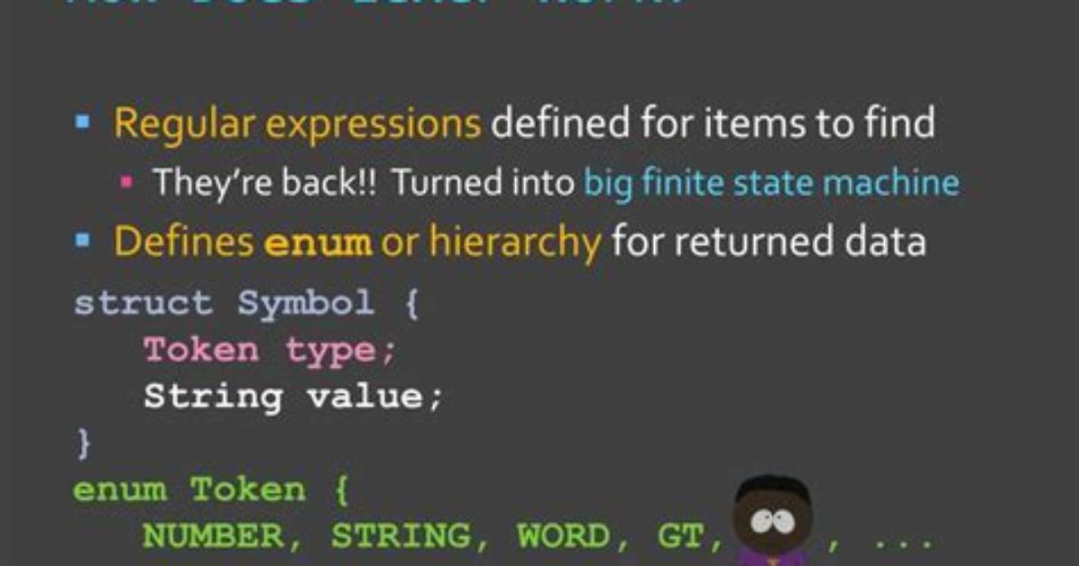 How Does a Lexer Work