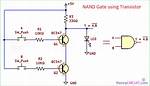 How Does a Transistor Nand Gate Work?