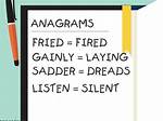 How Does Anagrams Work?