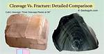 How Does Cleavage Differ from Fracture?