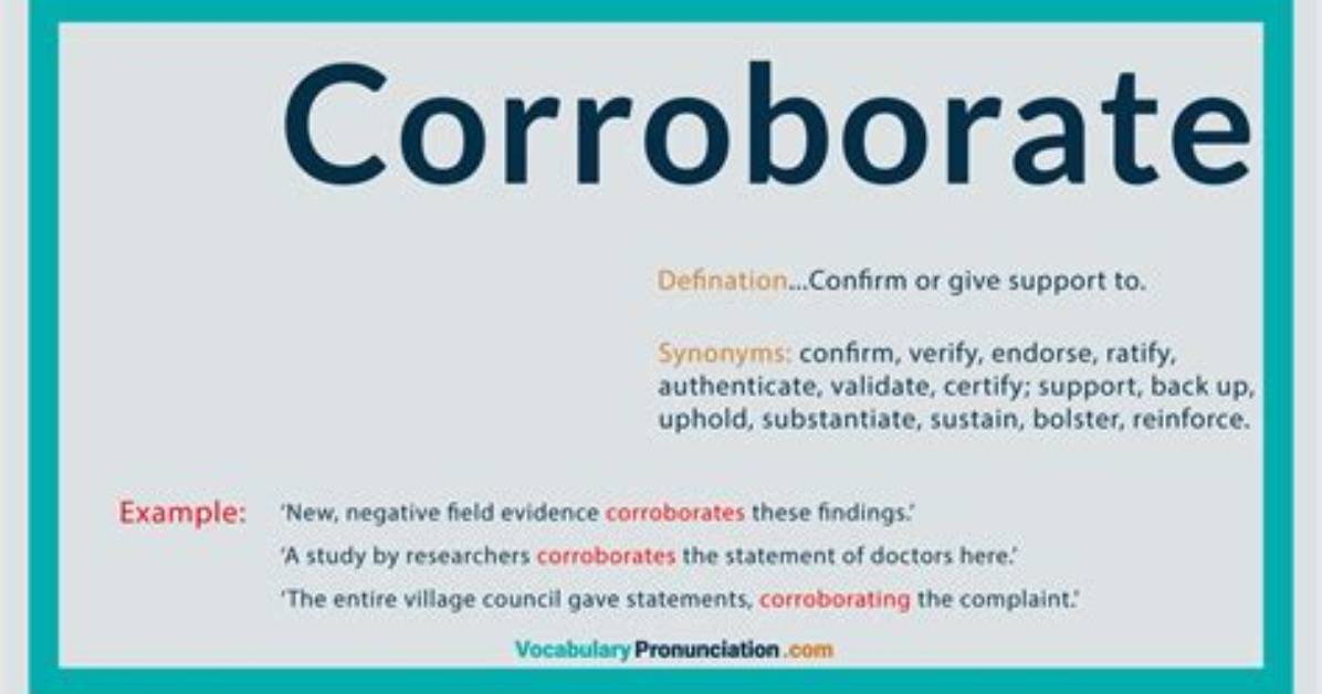 How Does Corroborate Work?