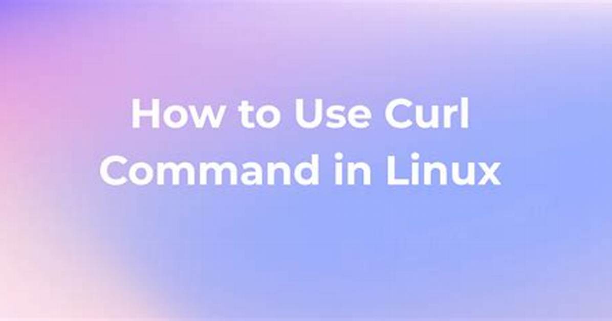 How Does Curl Work in Linux?