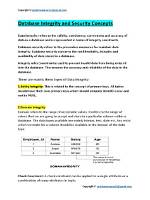 How Does Database Integrity Differ from Database Security?