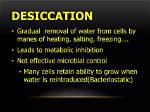 How Does Desiccation Work?