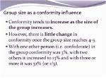 How Does Group Size Influence Conformity?