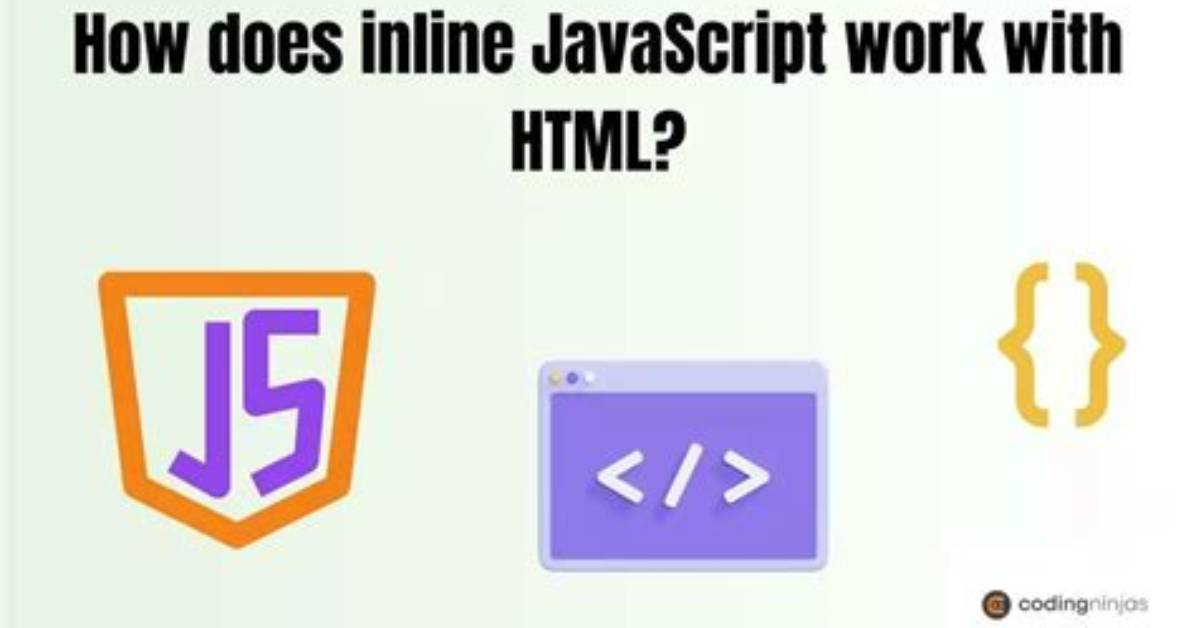 How Does Inline Javascript (In Html) Work?