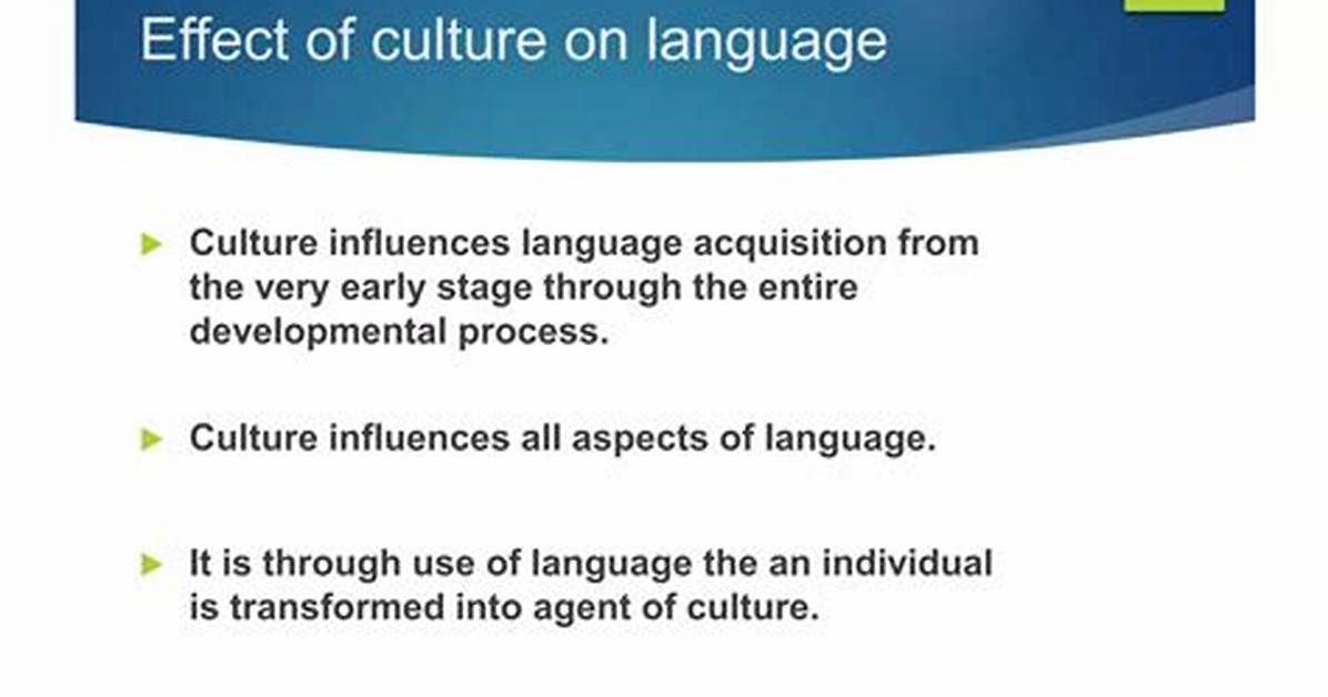 How Does Language Influence Communication?