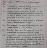 How Does Marx Define Class