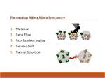 How Does Mate Selection Affect Allele Frequency?