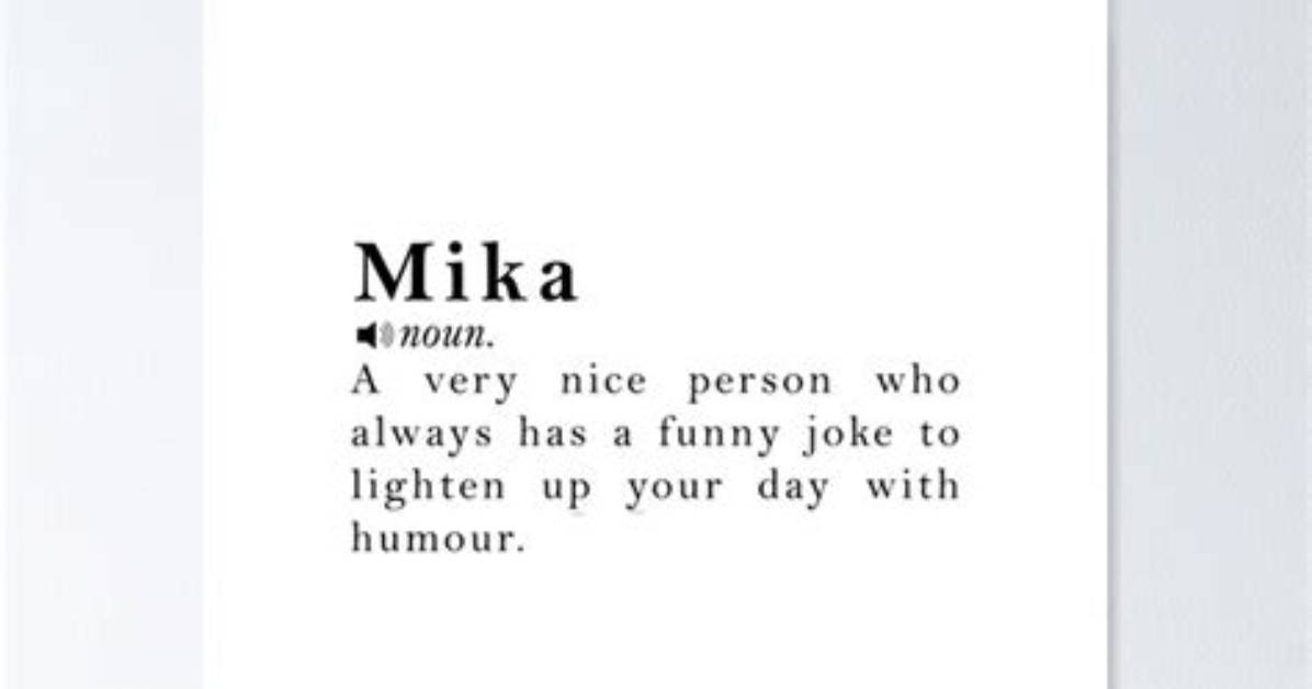 How Does Mika Mean?