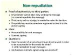 How Does Non Repudiation Work?