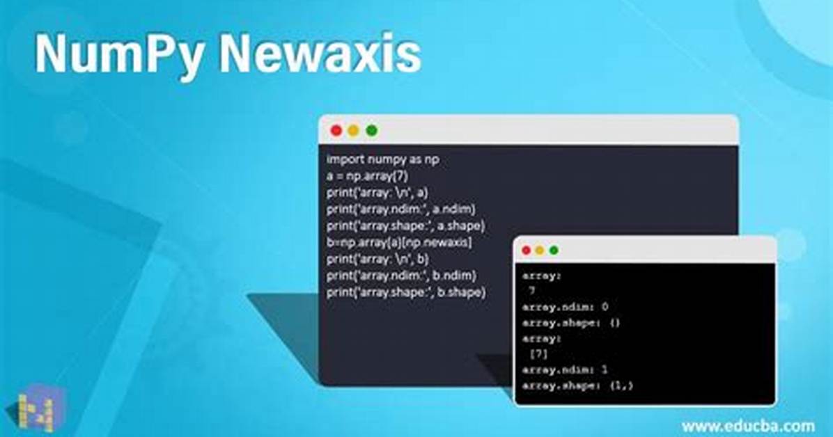 How Does Numpy. Newaxis Work and When to Use It?